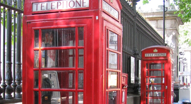 Red British Telephone Booth